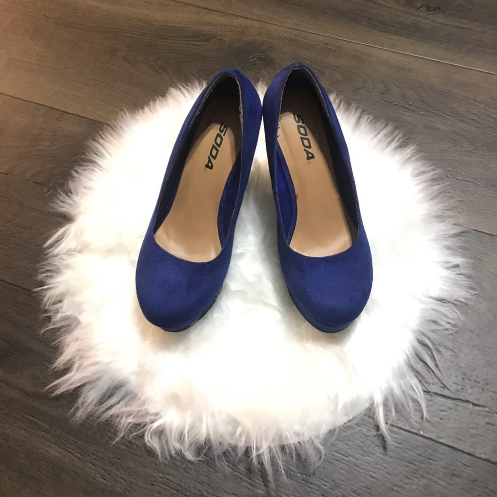 SODA twilight blue shoes